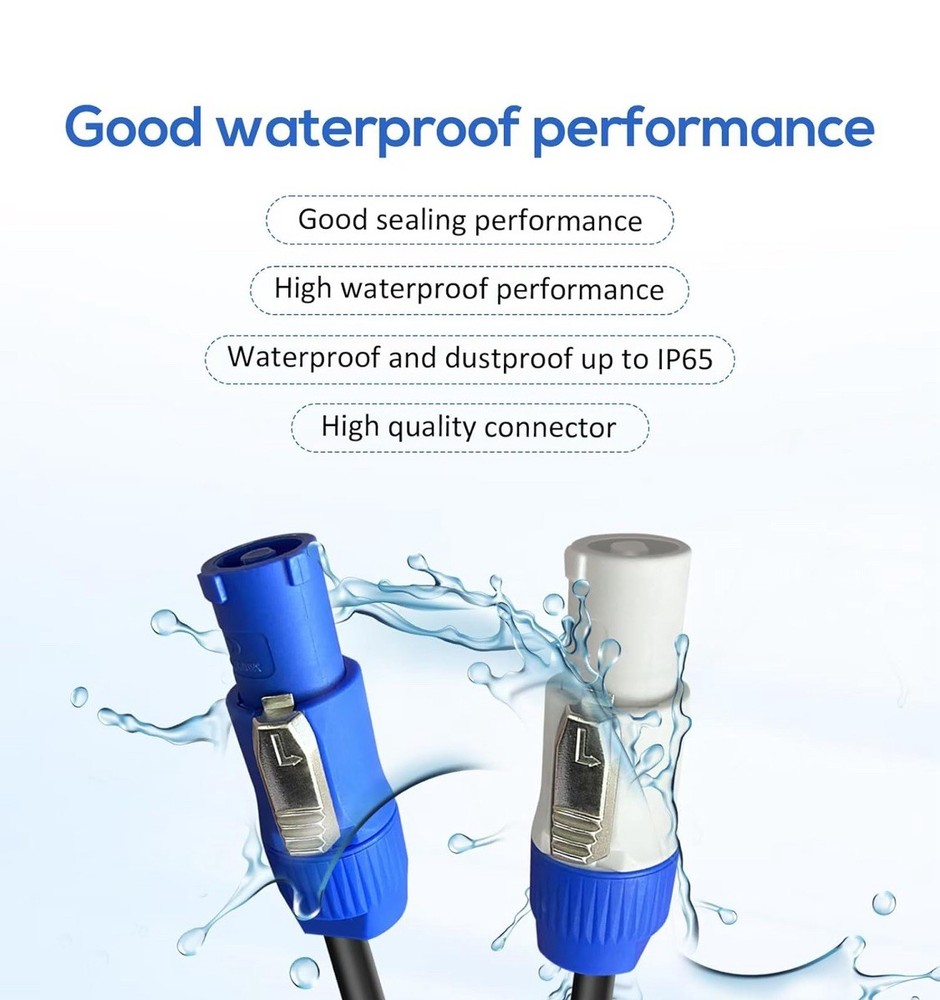 PowerCON to PowerCON Professional Audio Cable