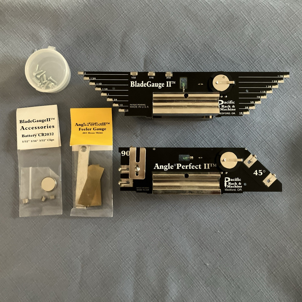 Pacific Rack & Machine Angle Measuring and Blade Gauge Tools