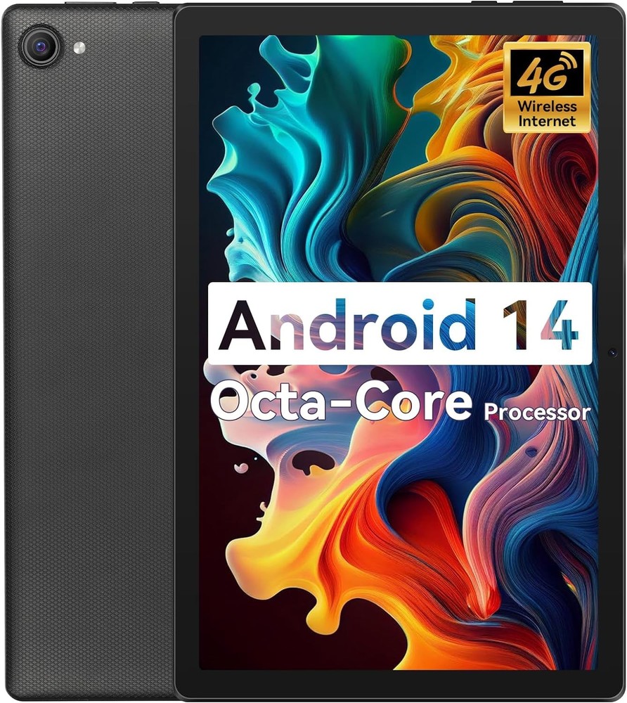 10.1" Android 15 Tablet 20GB RAM,64GB ROM Octa-Core Processor Dual Camera IPS