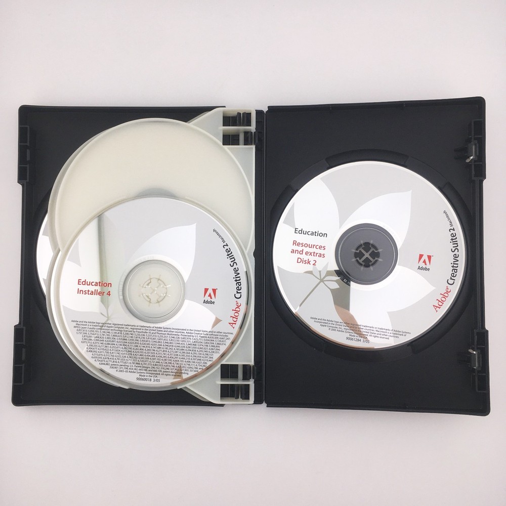 Adobe Creative Suite 2 Premium Software For Macintosh + Serial Number 2005