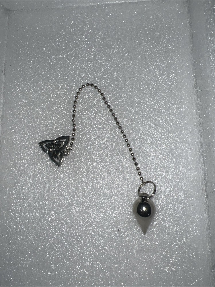 Triquerta Stainless Steel Pendulum First Dowsing Divination Tool