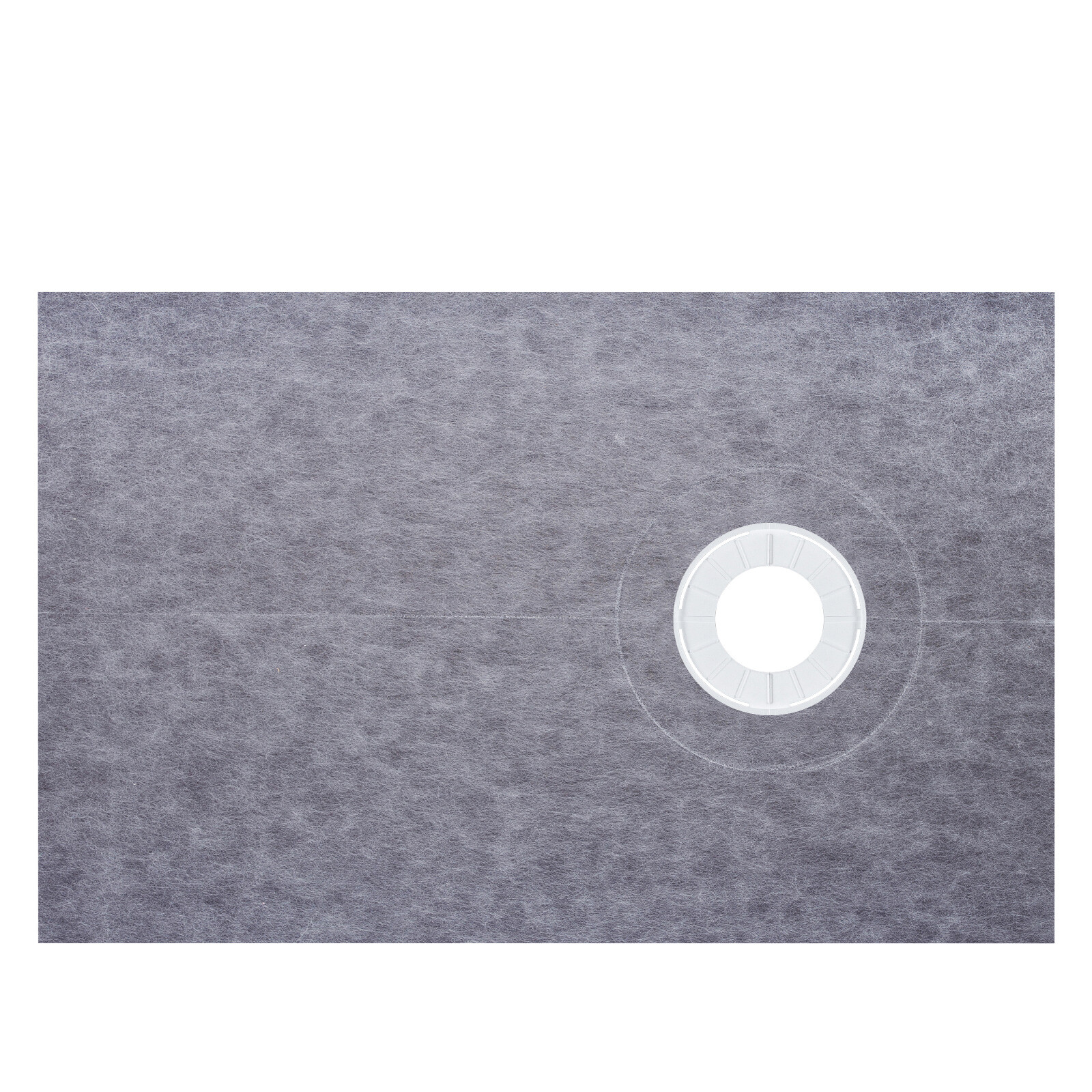 VEVOR Shower Curb Kit 38"x60" with Offset Drain ABS Waterproofing