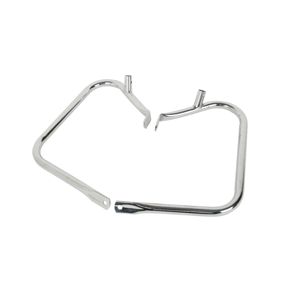 Chrome Hard Saddlebag Guards Bracket Fit For Harley Electra Road Glide 1997-2013