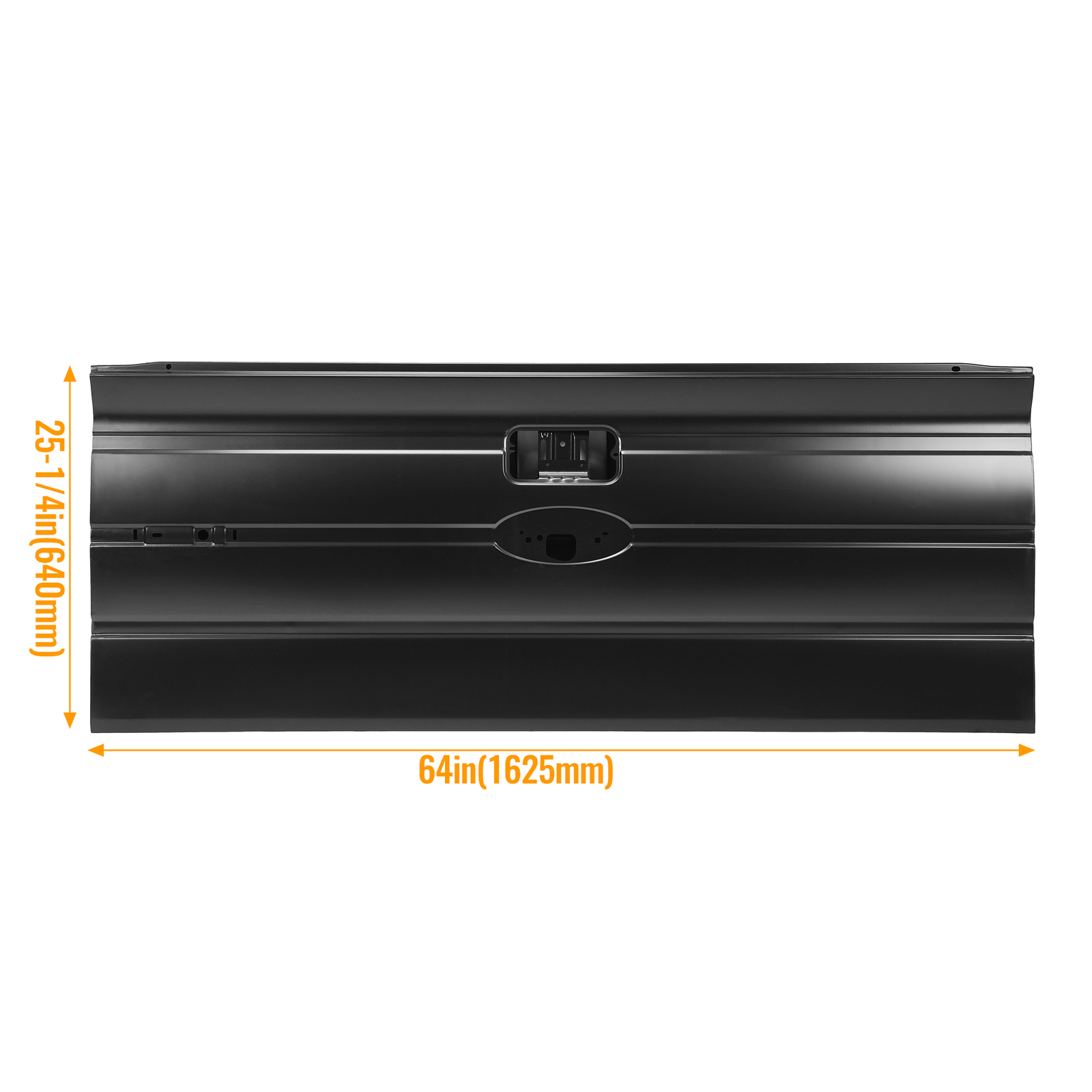 Rear Tailgate For Ford F150 F-150 Pickup 2009-2014 Black Electrophoresis Steel