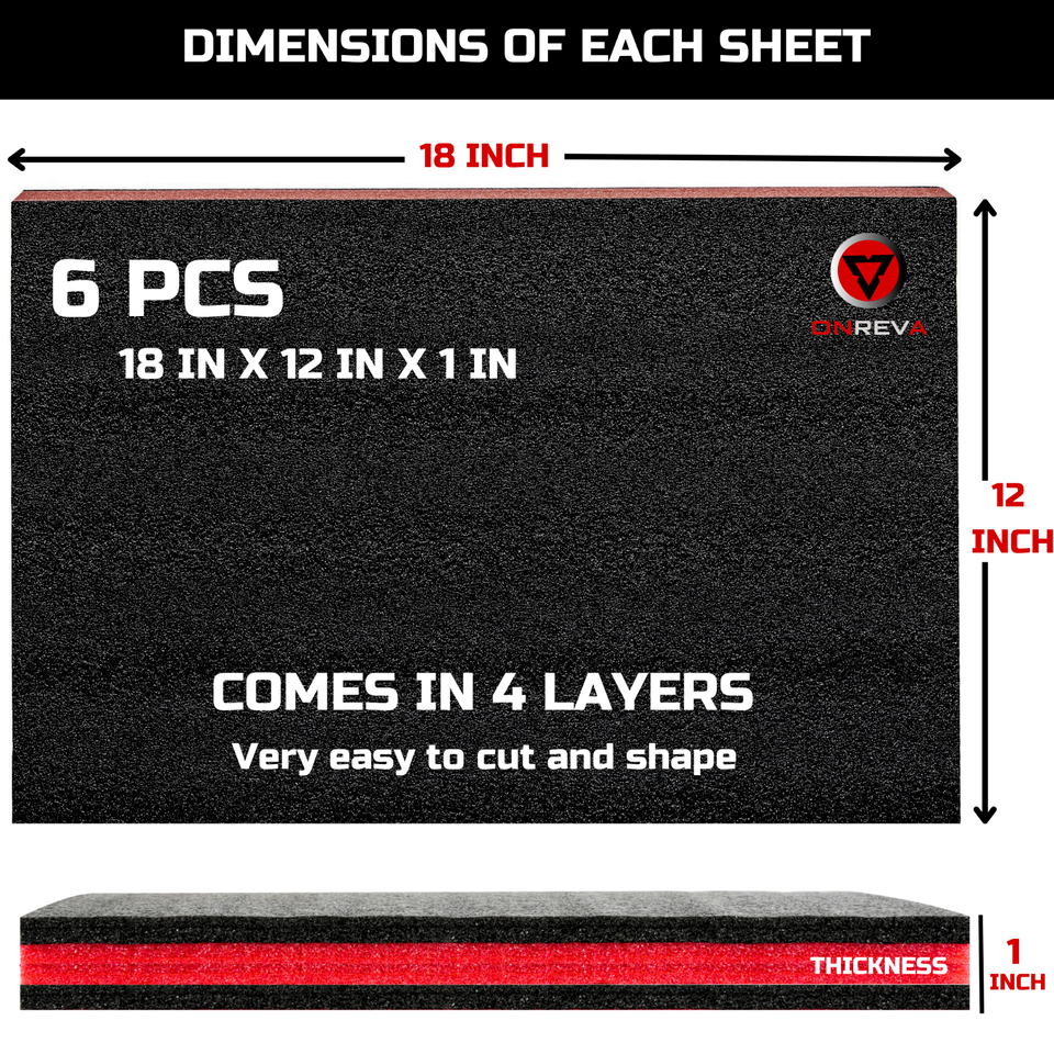 Tool Box Foam Inserts for Cases Polyethylene Foam Sheets Toolbox Foam Organizer
