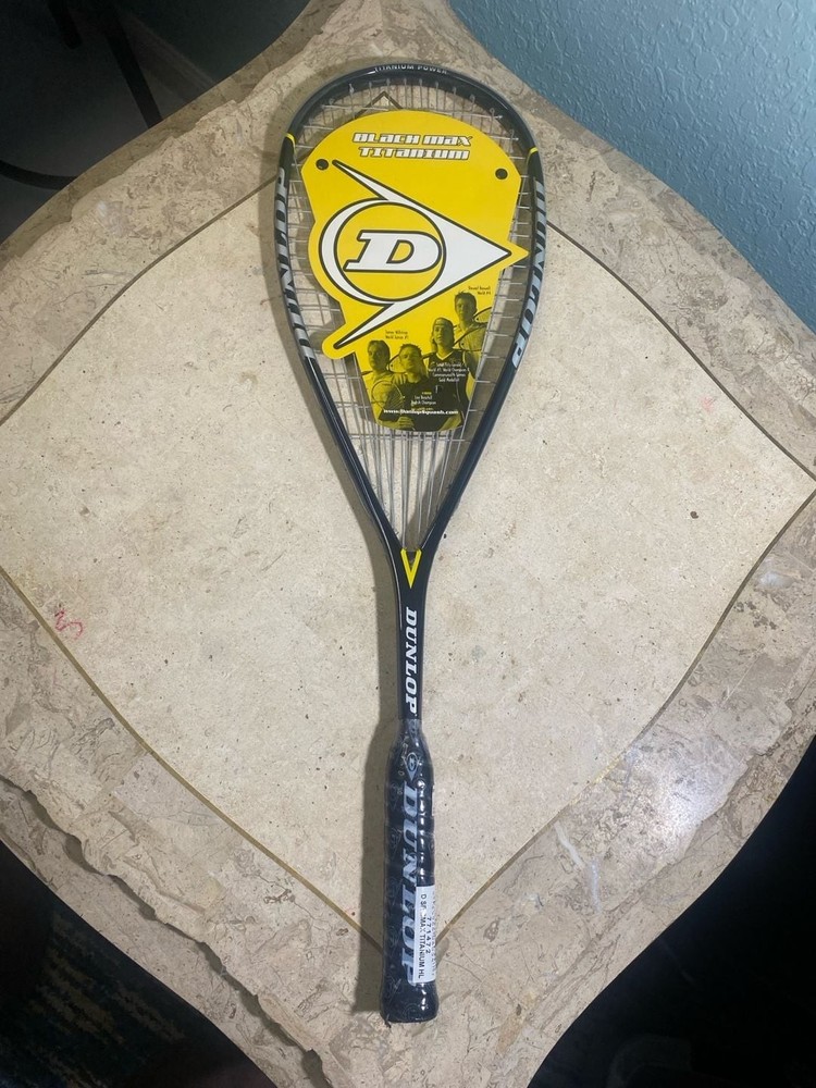 Dunlop Black Max Titanium HL Squash Racket