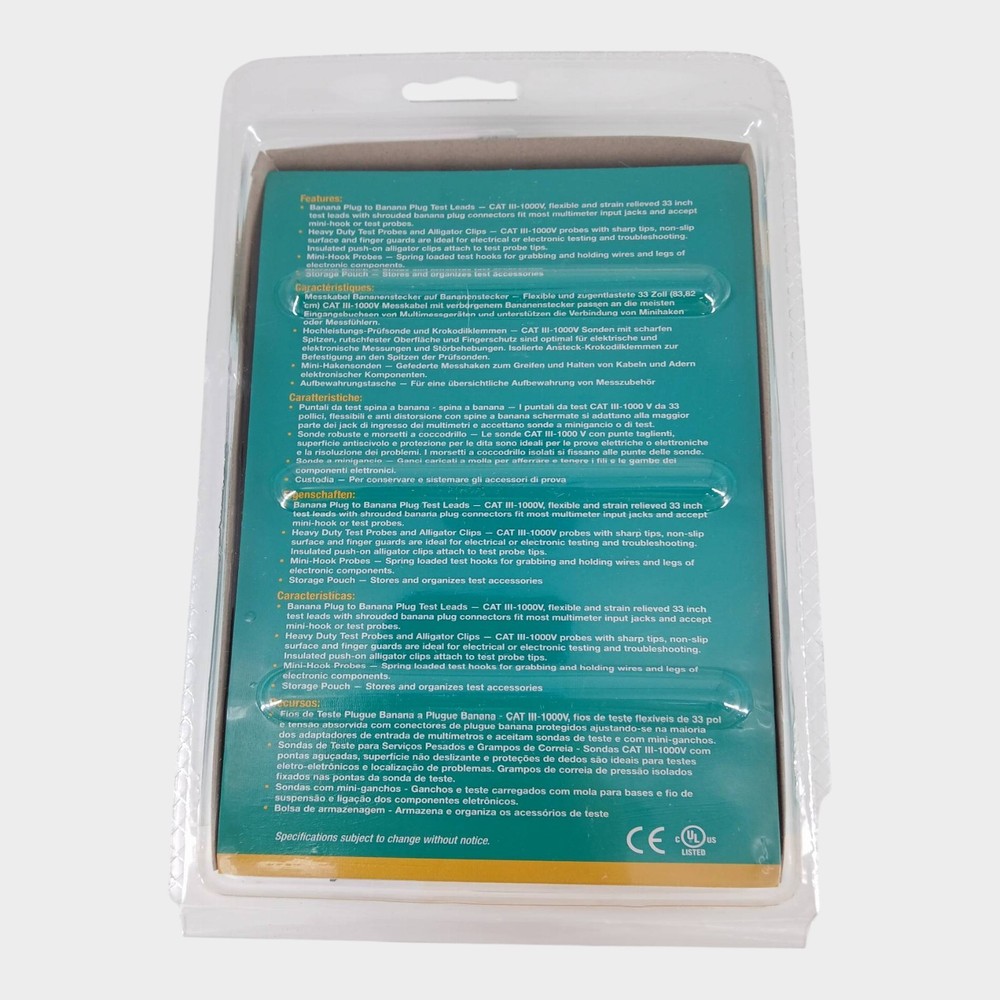 Extech TL809: Electronic Test Lead Kit