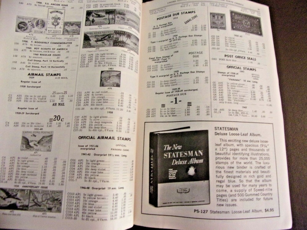 United States Stamps 1962 First Edition Pamphlet H.E. Harris