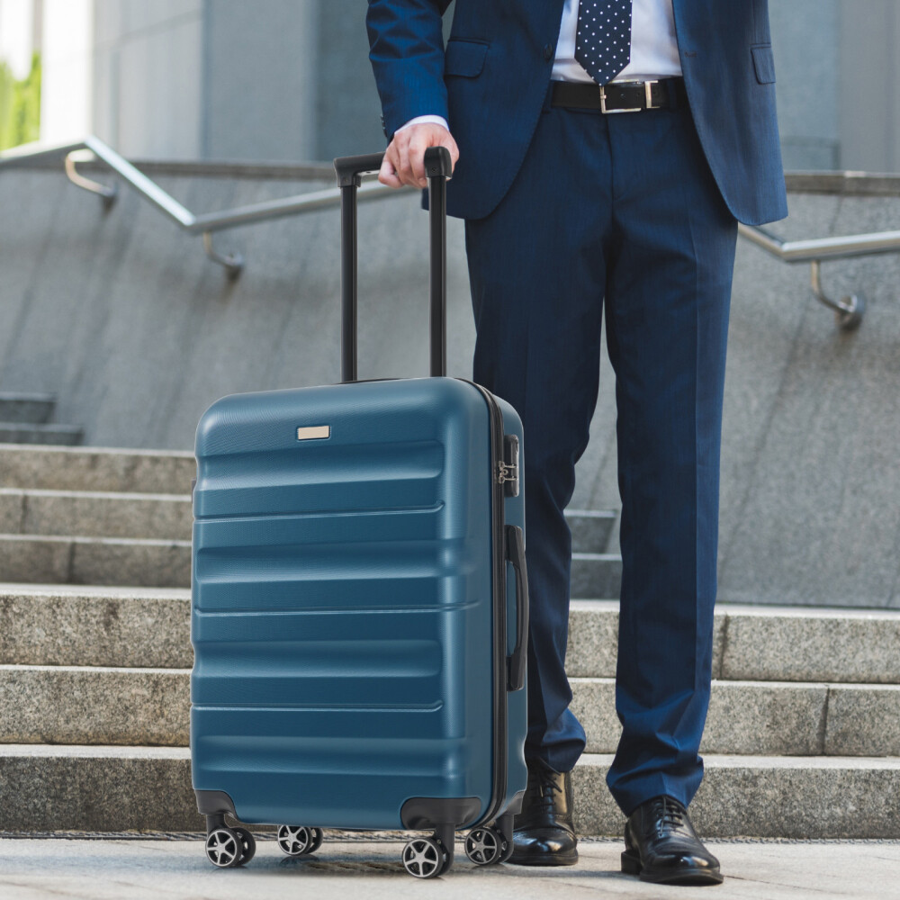 Hardshell ABS Luggage Set - Lightweight & Durable Suitcases Carry-On