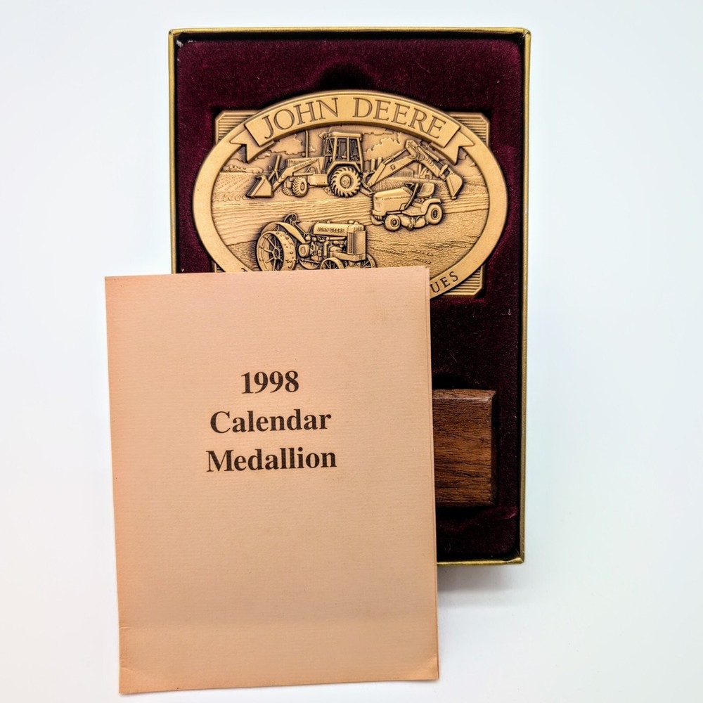 John Deere 1998 Calendar Medallion