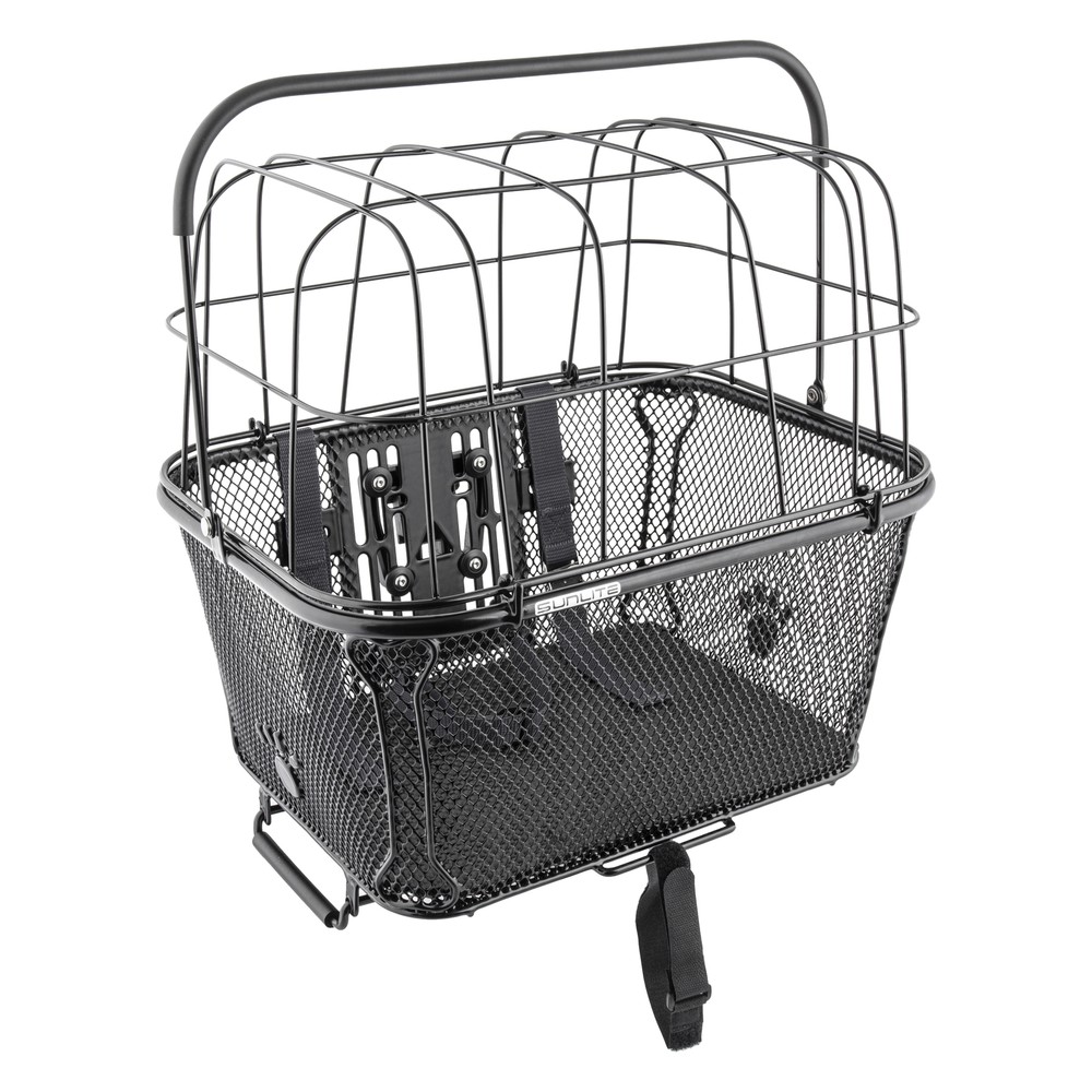 Sunlite Rack Top or Handlebar Pet Fiendly Wire Dome Mesh Basket Quick Release