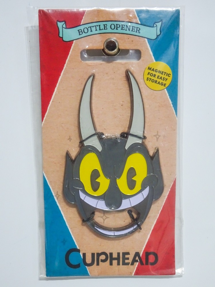 Cuphead Bottle Opener Fridge Magnet