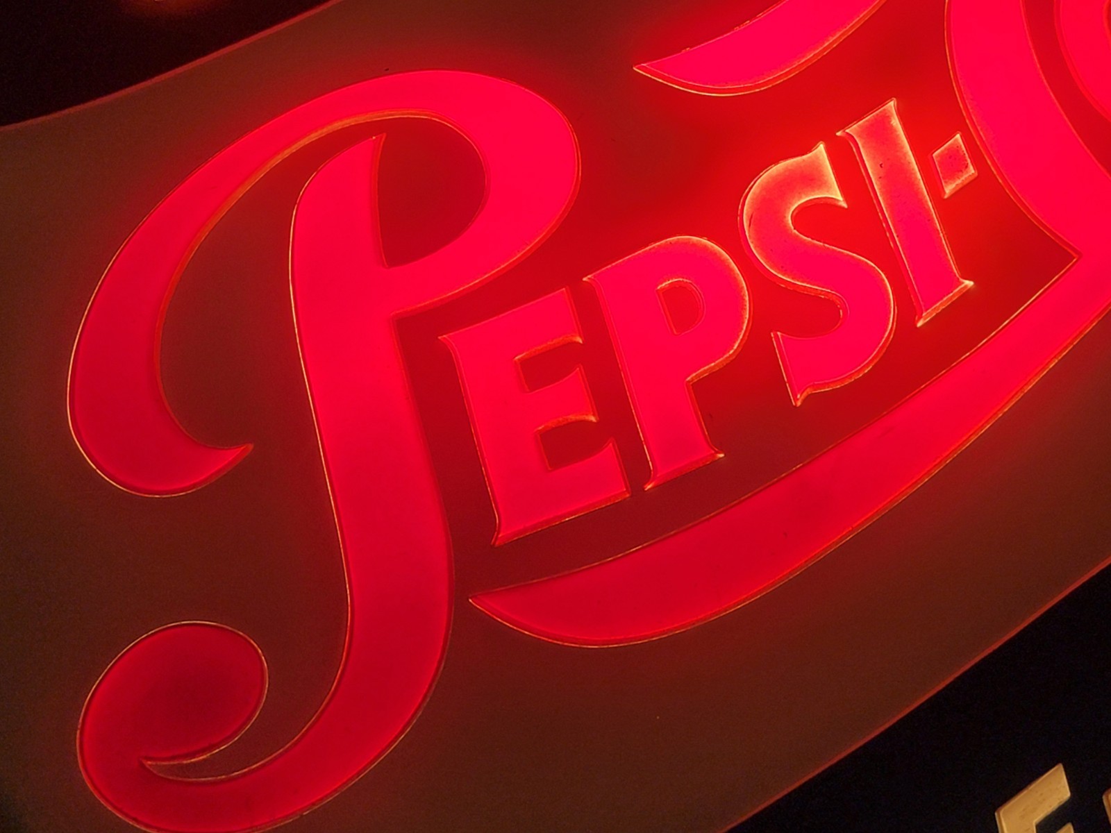 Lighted Sign Drink Pepsi Cola Ice Cold Cap Advertising Store Display Working