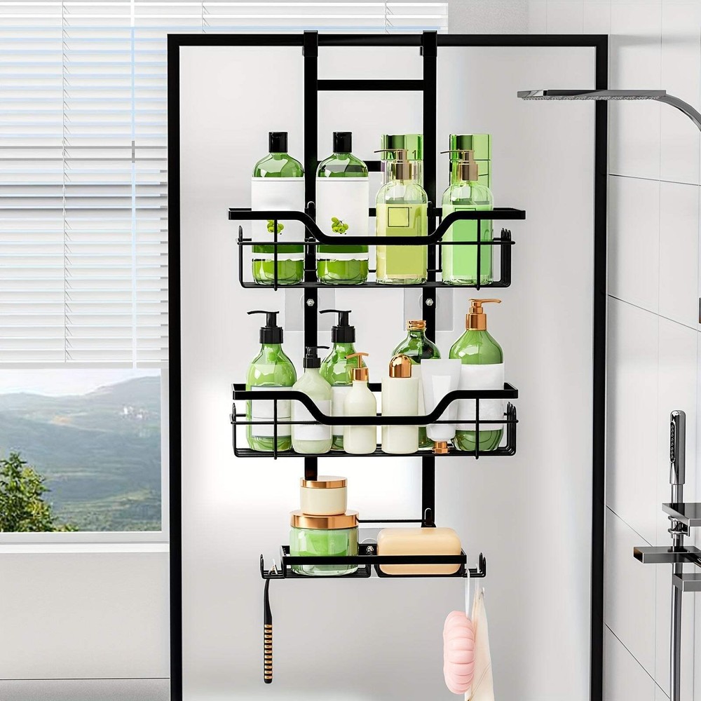 3-Tier Over-the-Door Rustproof Bathroom Shower Caddy