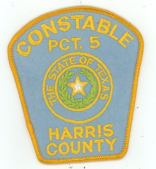 TEXAS TX HARRIS COUNTY CONSTABLE PRECINCT 5 NICE SHOULDER PATCH SHERIFF POLICE
