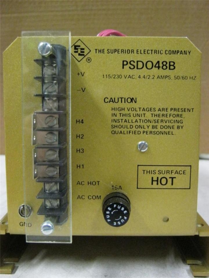 Superior Electric Company PSD048B Power Supply (untested) #3
