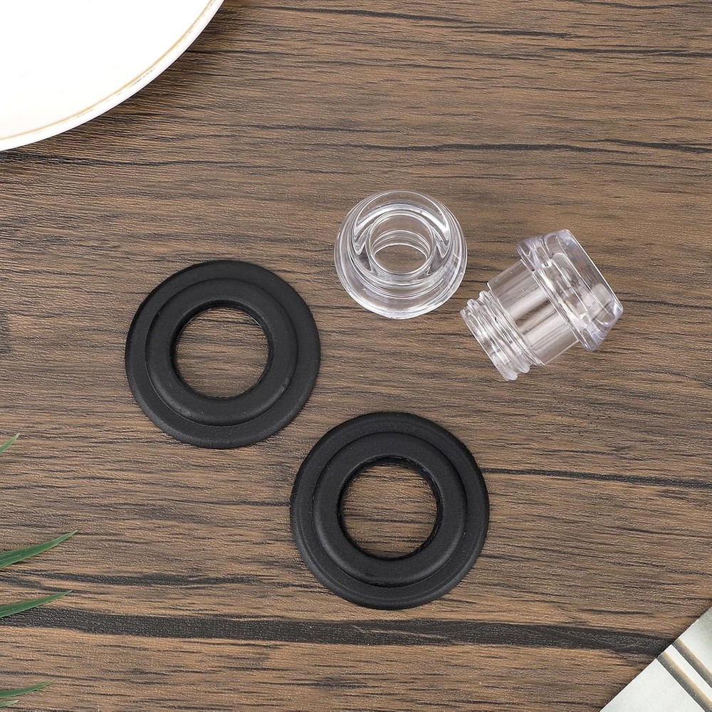 2 Sets Coffee Percolator Tops & Gaskets, Transparent Percolator Pot Replacements
