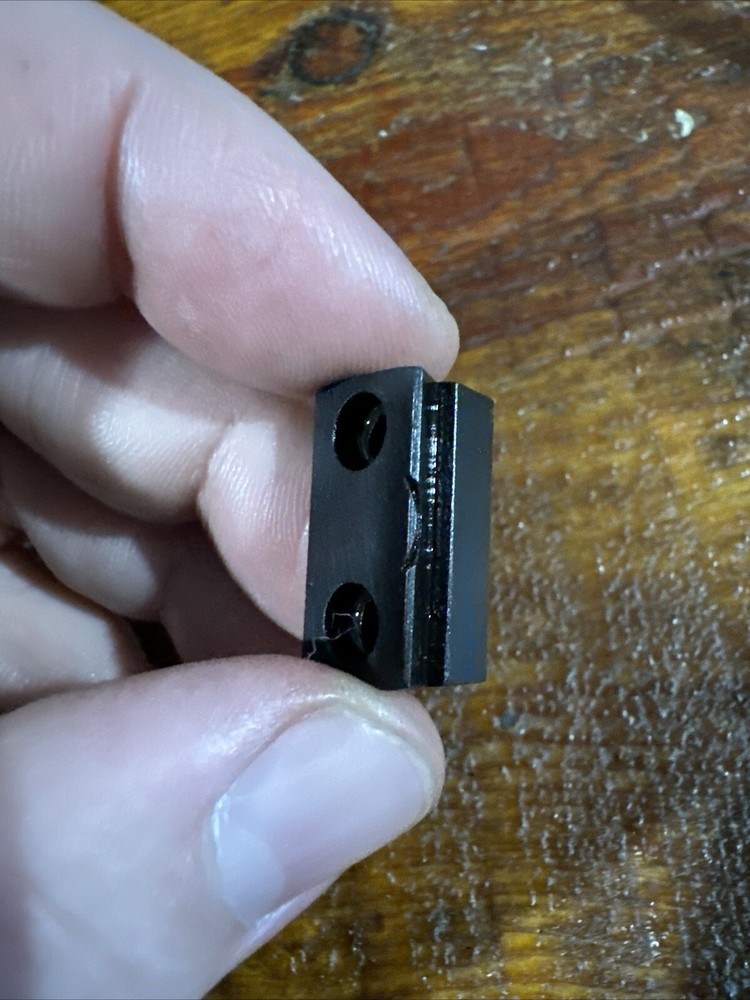 Unertl Scope Bases Block Size D for Target Rifles. Flat Top.