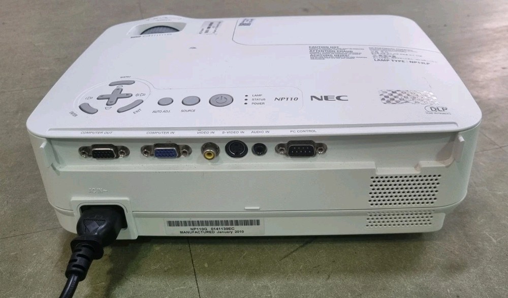 NEC Computer Projector NP110 USED TESTED WORKING