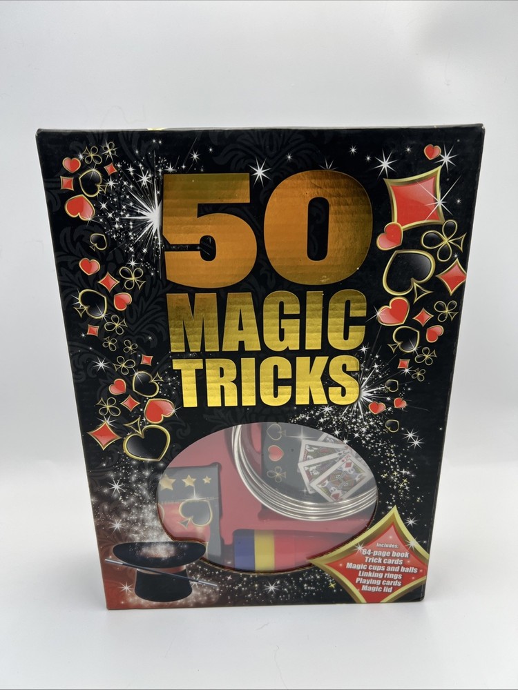 50 Magic Tricks From Igloo Books. Includes 64 Page Book - New in Box