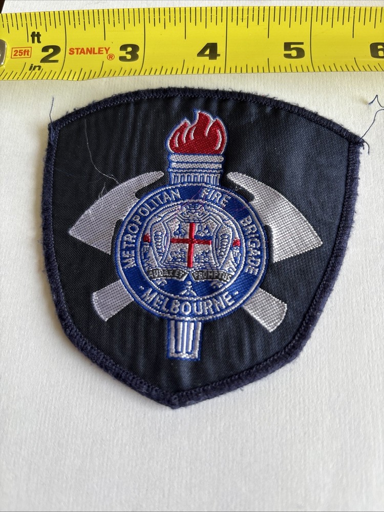 Metropolitan Fire Brigade Melbourne, Australia Embroidered Patch