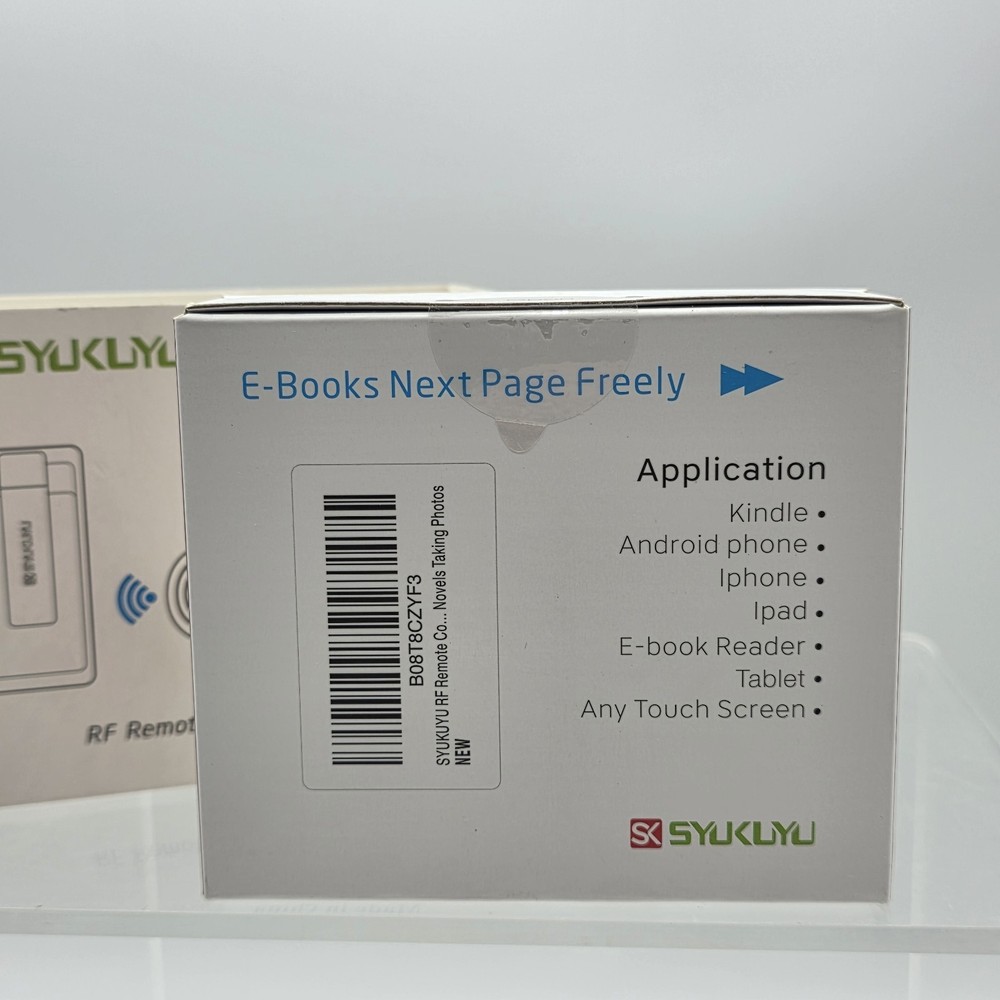 Syukuyu RF Remote Control Page Turner for Kindle iPhone iPad E-book Reader