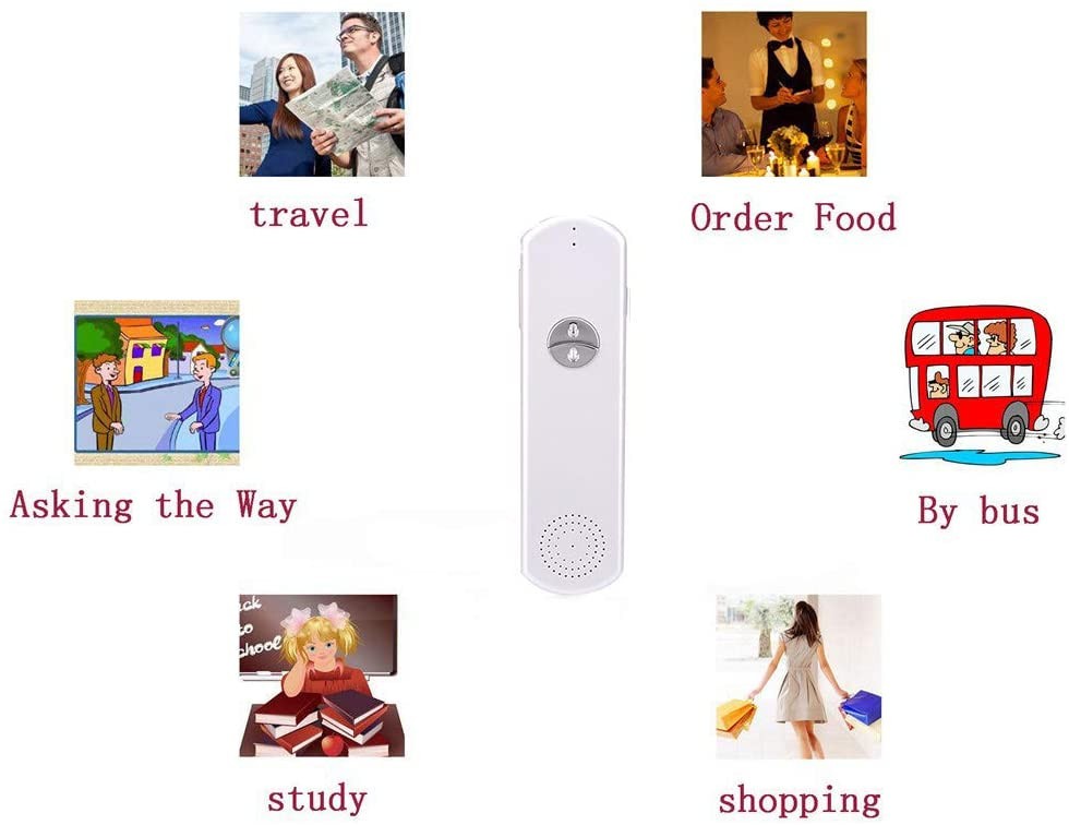 Two Way Easy Trans Smart Language Translator Device Electronic Pocket Voice B...