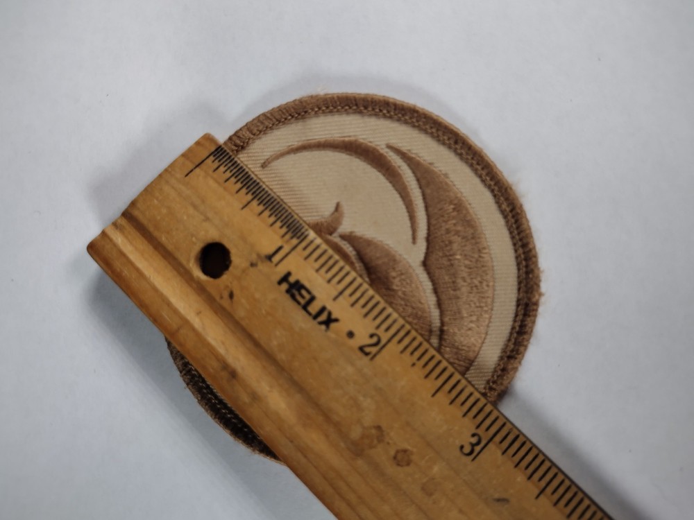 Tan Phoenix Bird Emblem Tactical Morale Patch Embroidered Patch