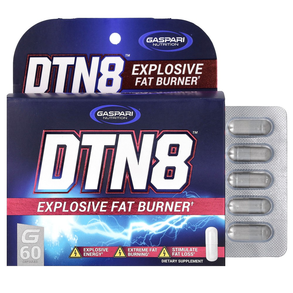 DTN8, Explosive Fat Burner, 60 Capsules