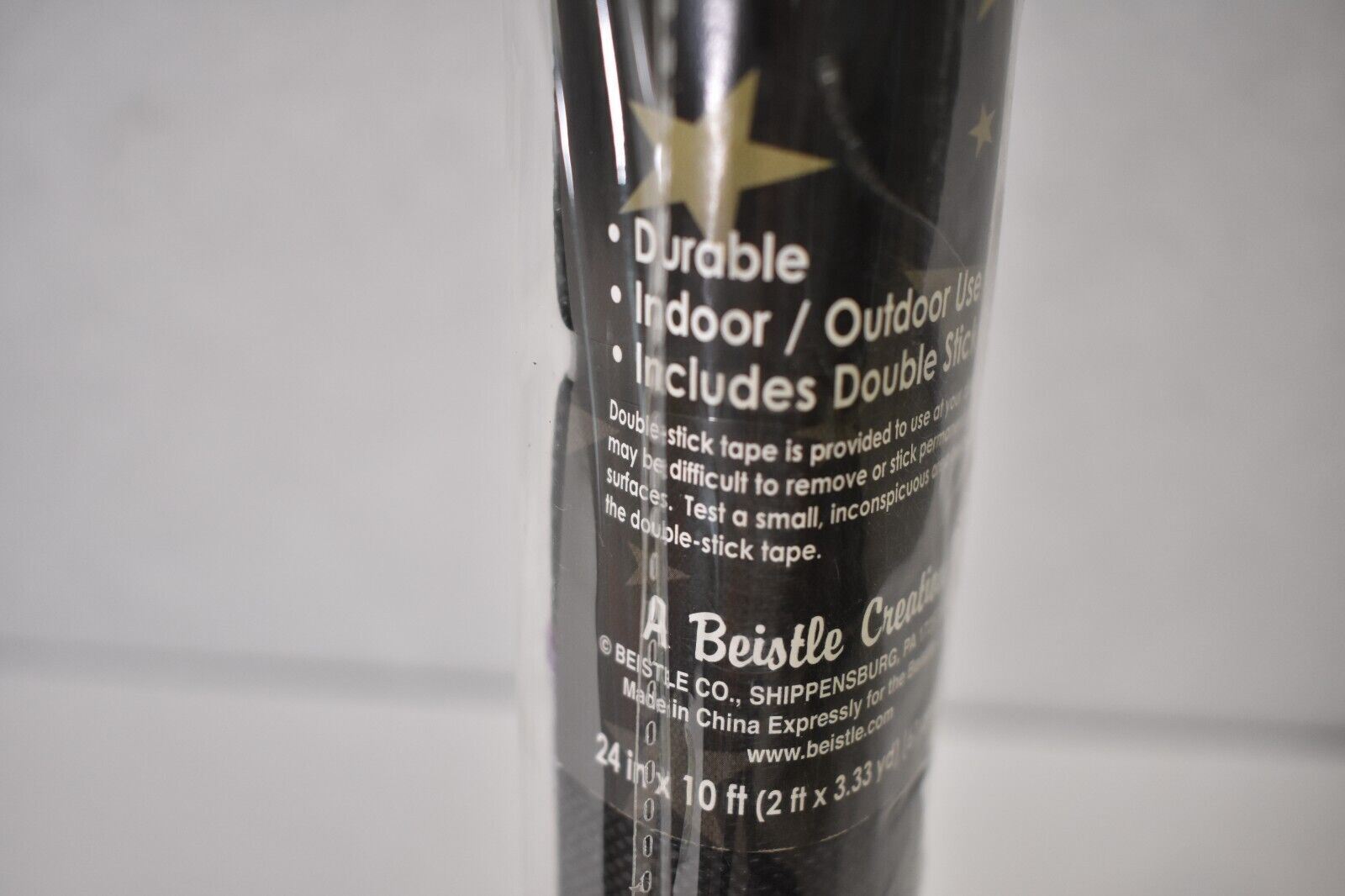 Beistle Gold Star Floor Runner Indoor/Outdoor Use Polyester Aisle Party Decor