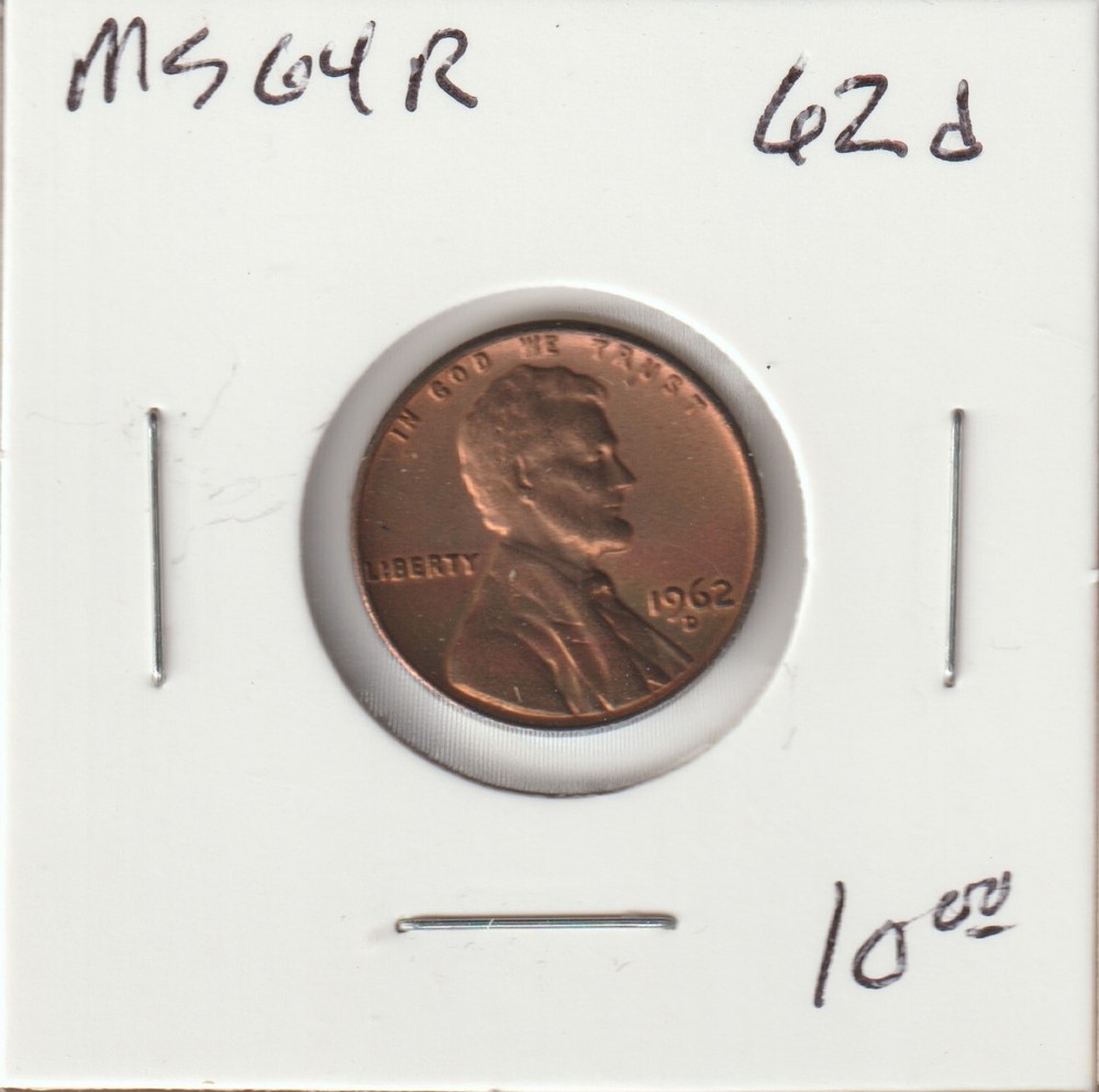 1962-d Lincoln Penny