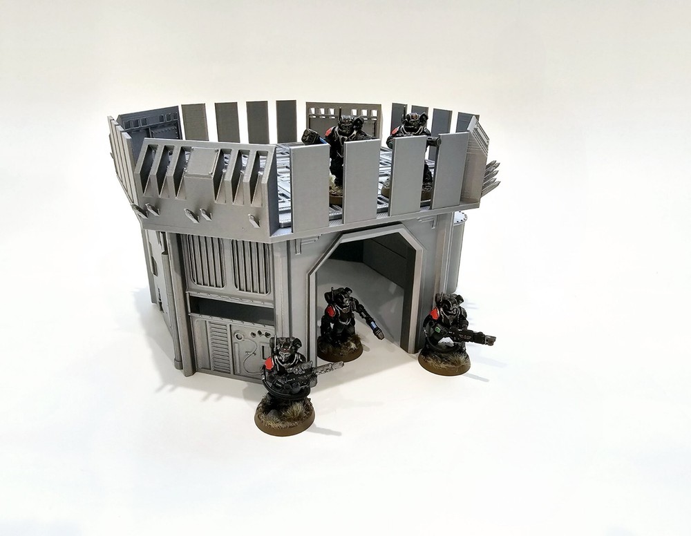 3d Printed Terrain. Forward Command Outpost Great For Warhammer 40K Or Kill Team