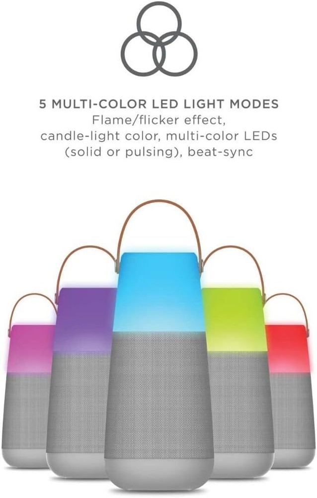 ION Audio Bright Max Plus Portable Bluetooth Speaker with Lights - MK2