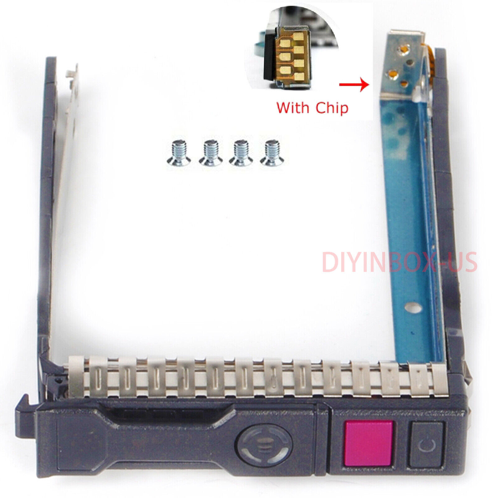 Lot 727695-001 For HP Gen10 2.5" NVMe HDD Tray Caddy DL380 DL360 Screws SAS/SATA