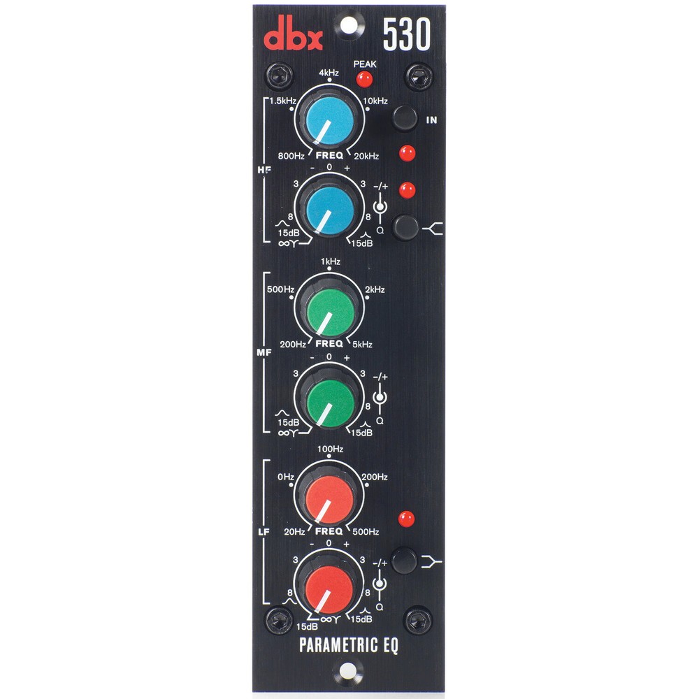 New dbx 530 500 Series Parametric Equalizer w/ Switchable Curves Auth  Dealer!