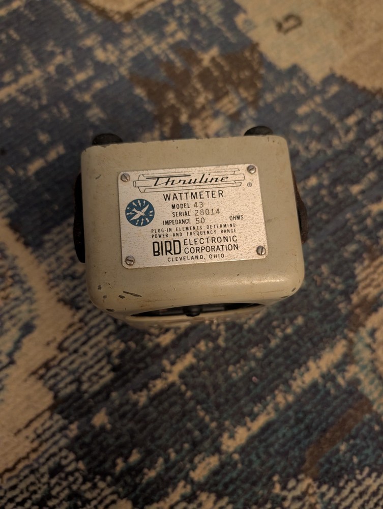 Bird 43 thruline wattmeter WORKING