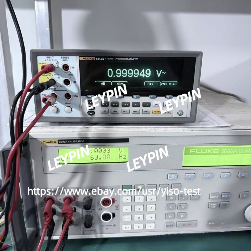 1PC Fluke 8845A Digital Multimeter 6.5 Digit Precision Multimeter /Good function