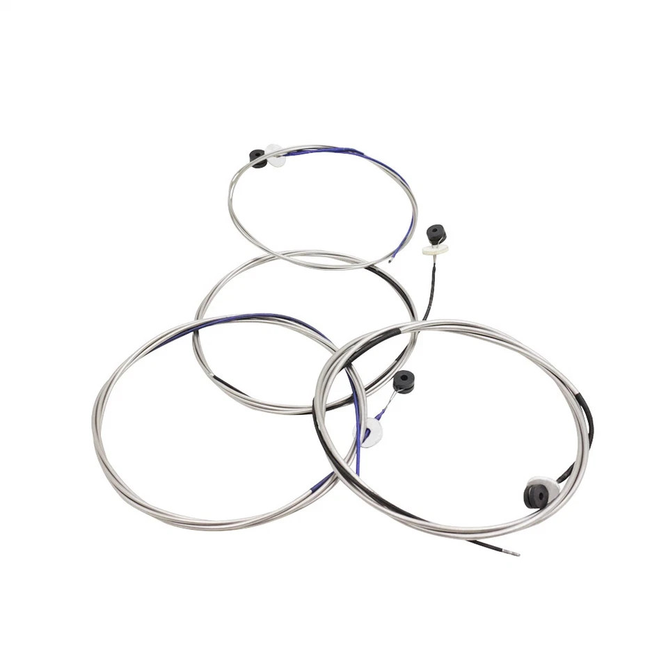 1sets Double Bass Strings, 3/4-4/4, Contrabass String G D A E German Silver