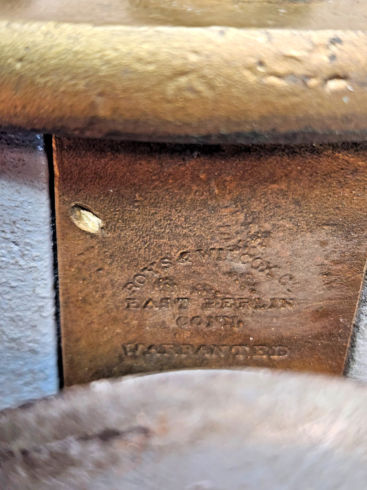 Roys & Wilcox Brass Top #6 turning Machine Sheet Metal Bead Roller Crimper Bead