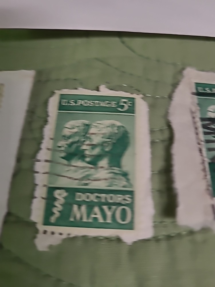 FOUR MAYO 5 CENT STAMPS (ENVELOPE 25)