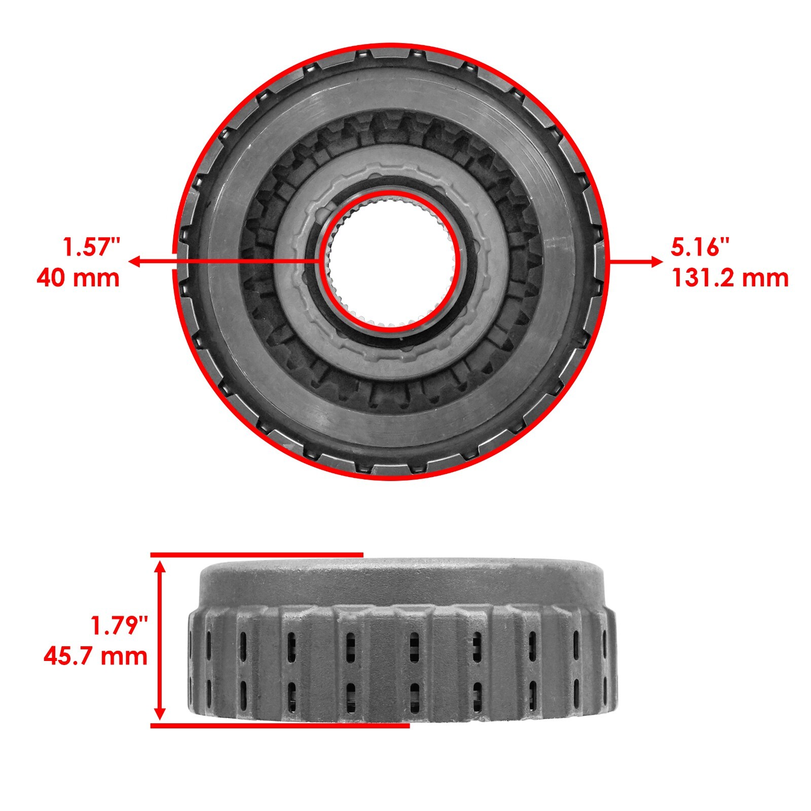 Clutch Basket Hub Assembly for Honda Pioneer 1000 SXS1000M3 SXS1000M5 2016-2021