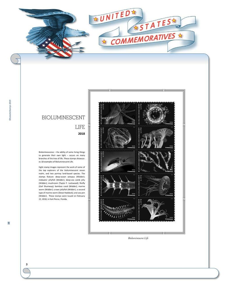2018 U.S. Commemorative Singles COMPLETE Supplement (White Ace Alternative)