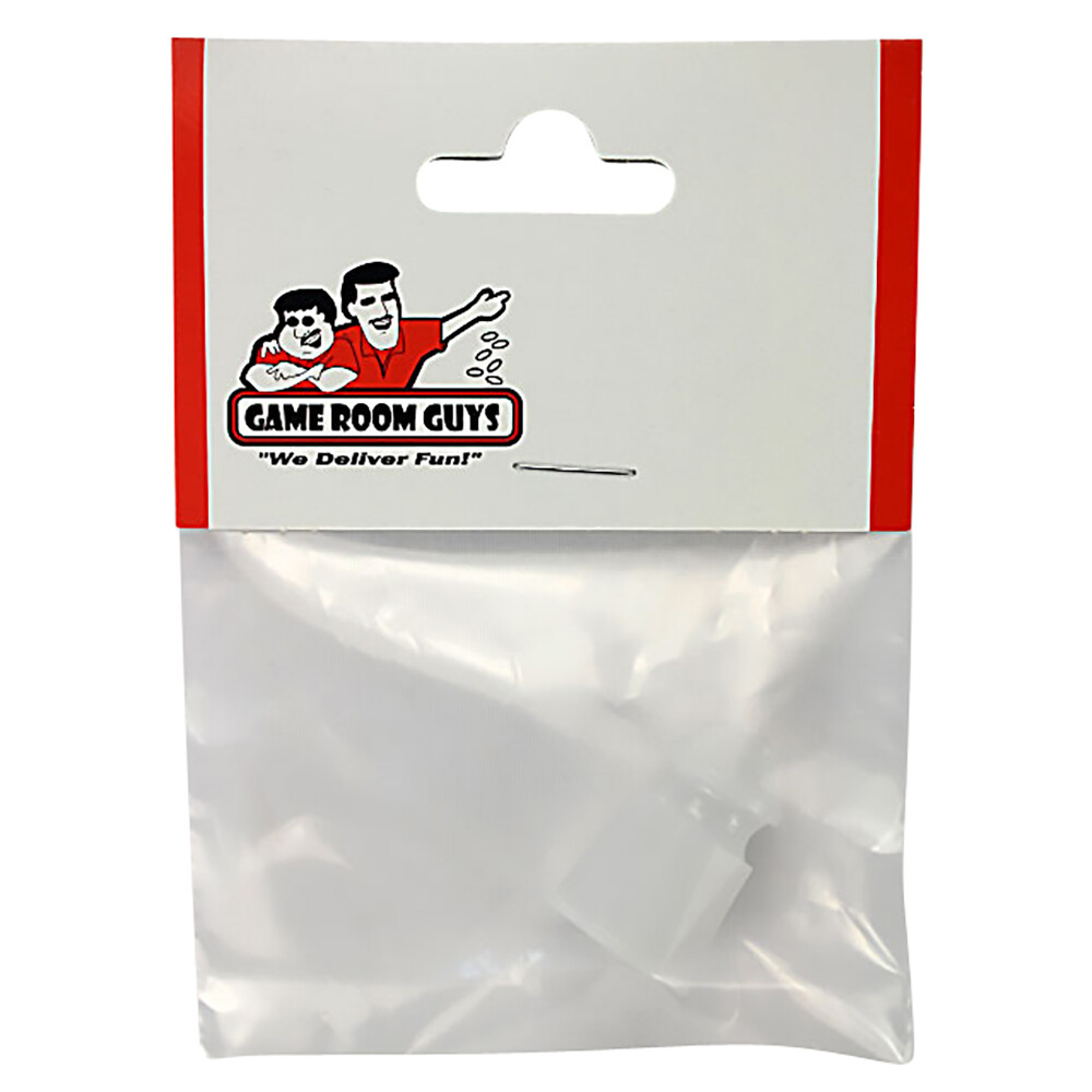 Pinball Machine Bumper Post - Faceted - White - C11561W