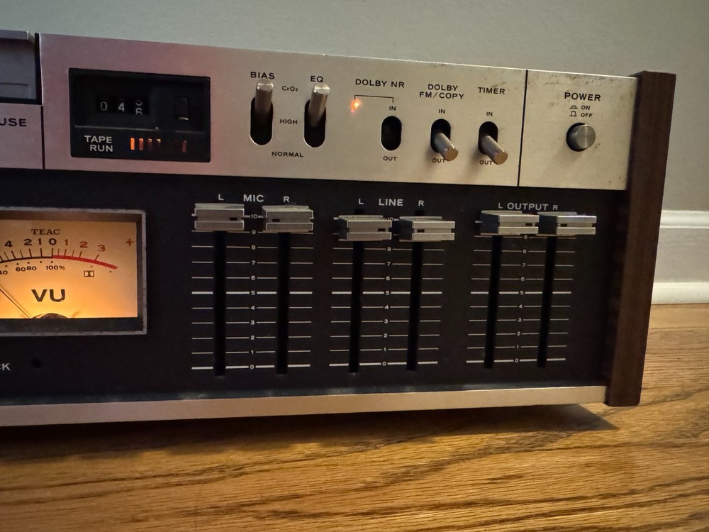 TEAC 450 4 Track STEREO CASSETTE DECK *TESTED READ*