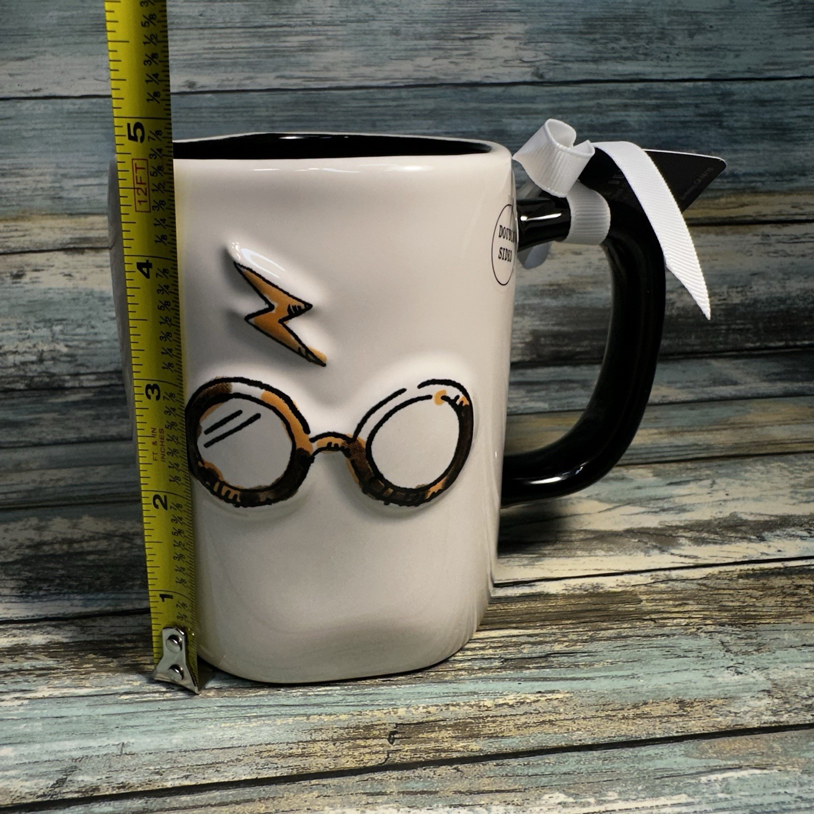 NEW Rae Dunn Harry Potter Mug ⚯ ͛ Glasses and Scar • 2-Sided Design