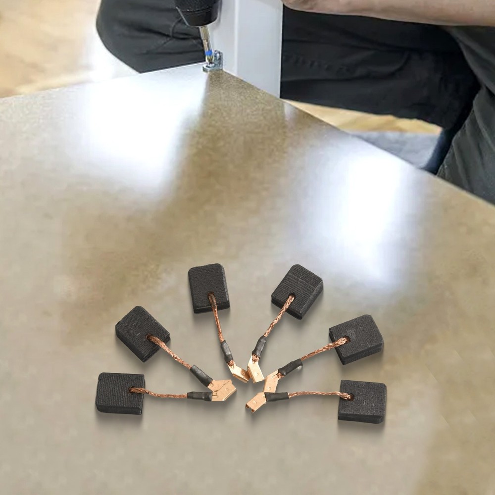 For N257540 Angle Grinder Carbon Brushes 6pcs Compatible with Various Models