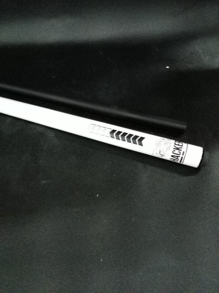 59" Hacker Billiard Pool Cue Black and White