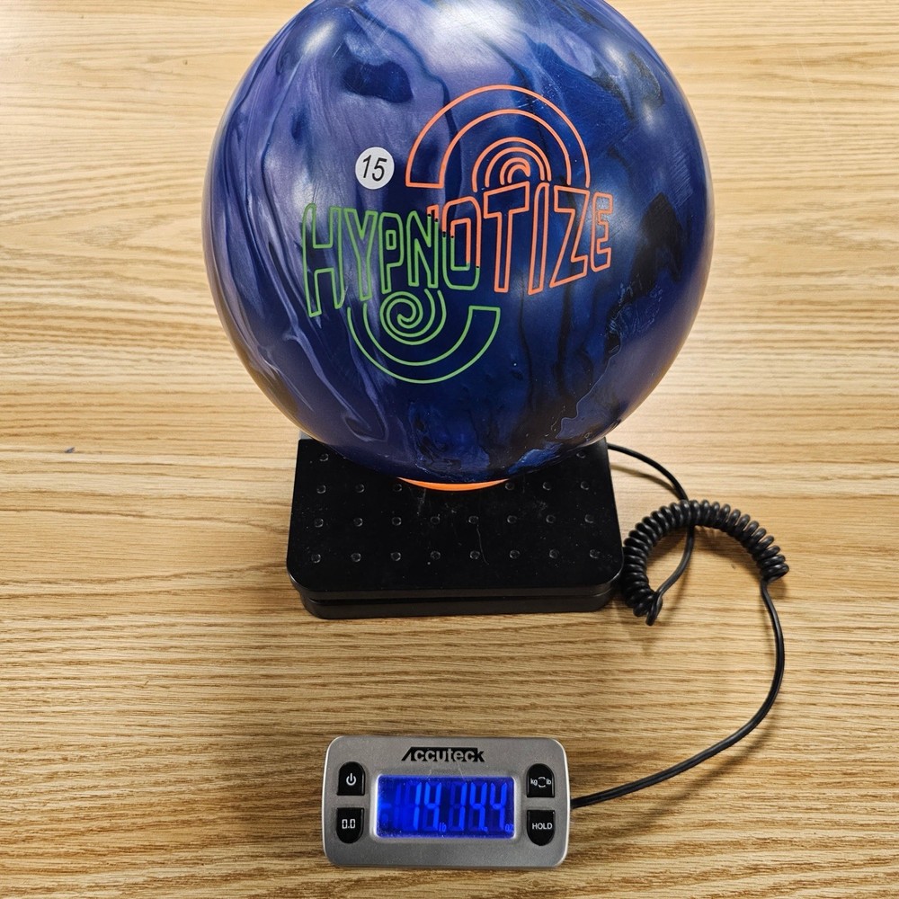 15lb Fully Plugged Brunswick Hypnotize Bowling Ball