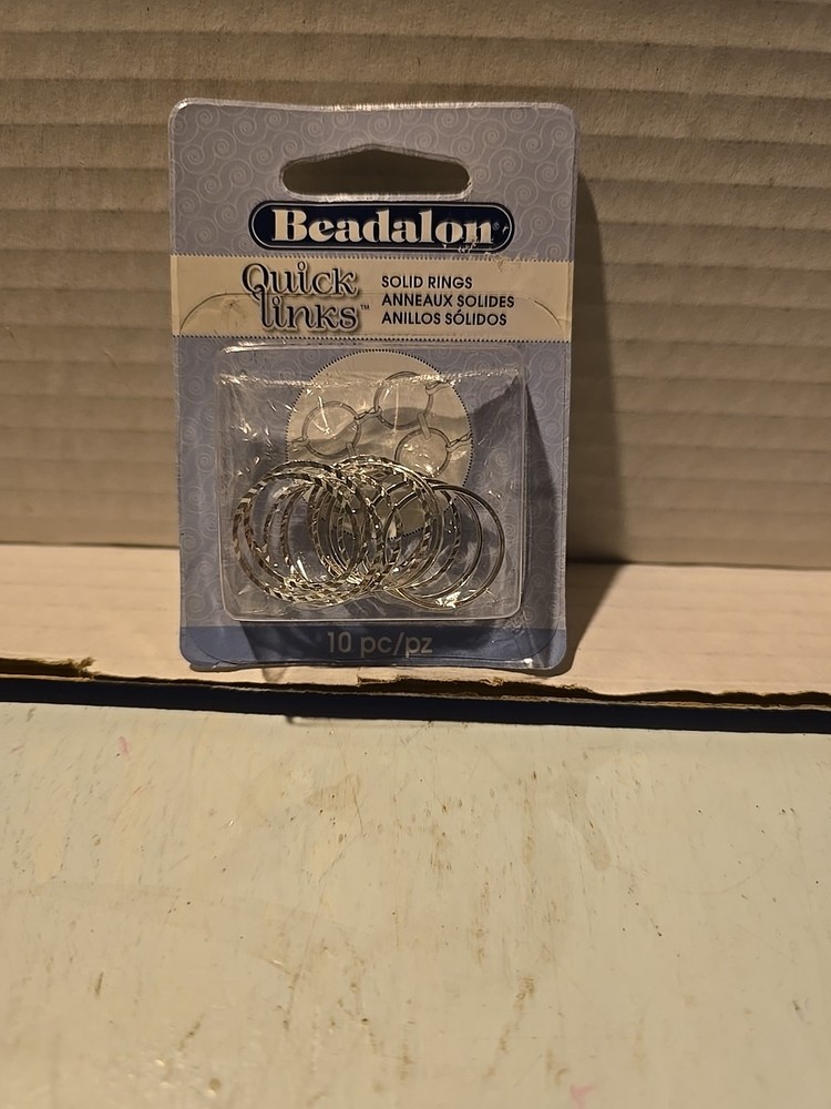 Beadalon Quick Links 10pc Solid Rings
