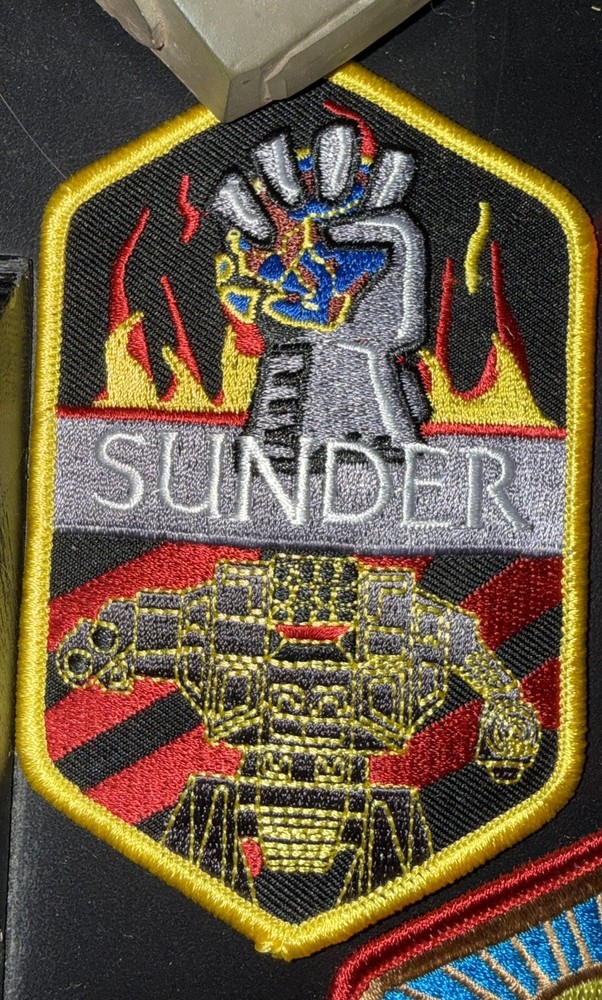 Sunder Embroidered Patch BattleTech Virtual World Authentic
